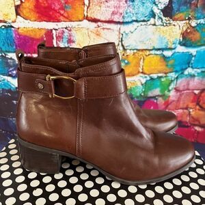 𝅺Anne Klein AK Jeannie Brown Womens Shoes Size 8.5 M Boots